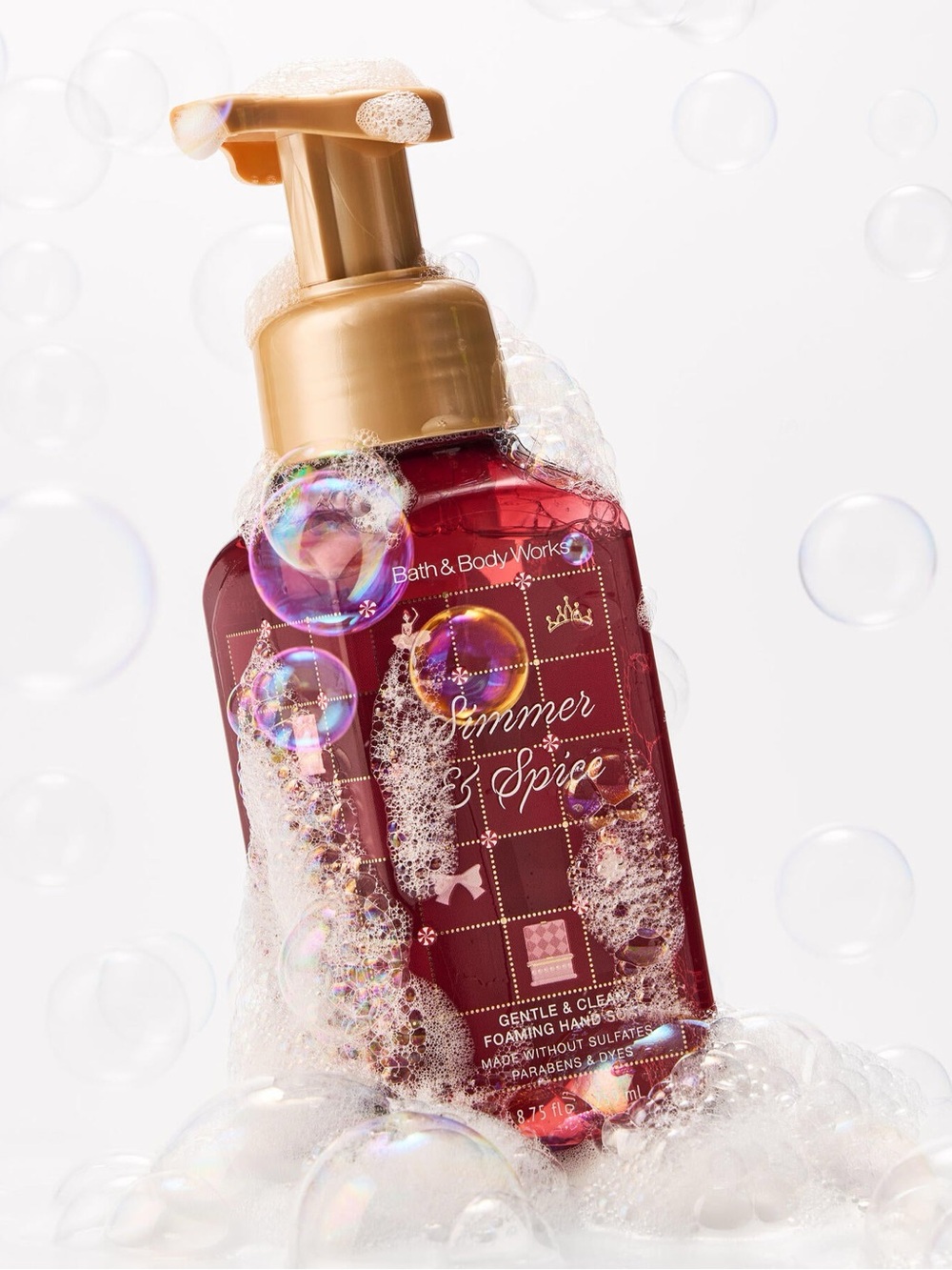 🍊🎄 BBW Simmer & Spice Foaming Hand Soap NWT 🎄🍊 2026 Christmas line